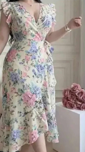 Robe croisée