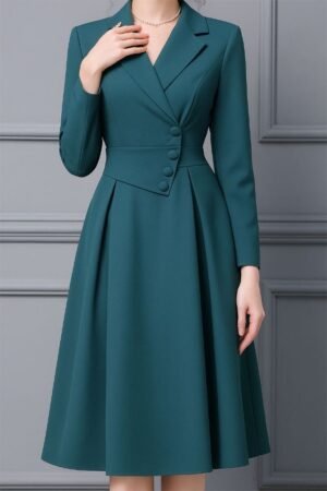 Double-breasted Blazer dress PDF pattern