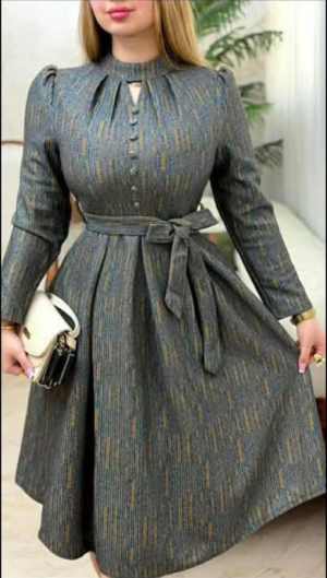 Robe col montant