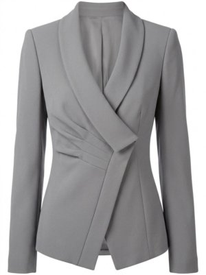 pattern Women's Double-Breasted Jacket