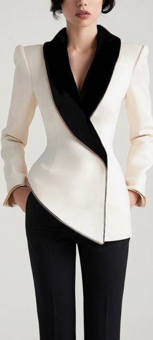 patron PDF veste avec col chale femme